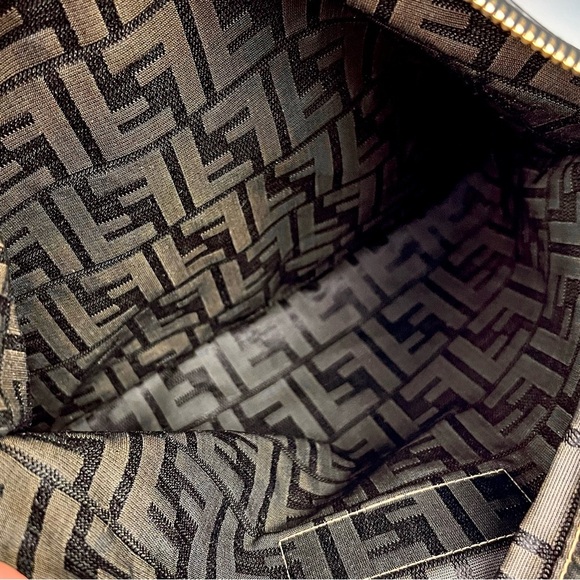 Fendi Zucca Brown Canvas Clutch Bag - Picture 4 of 5